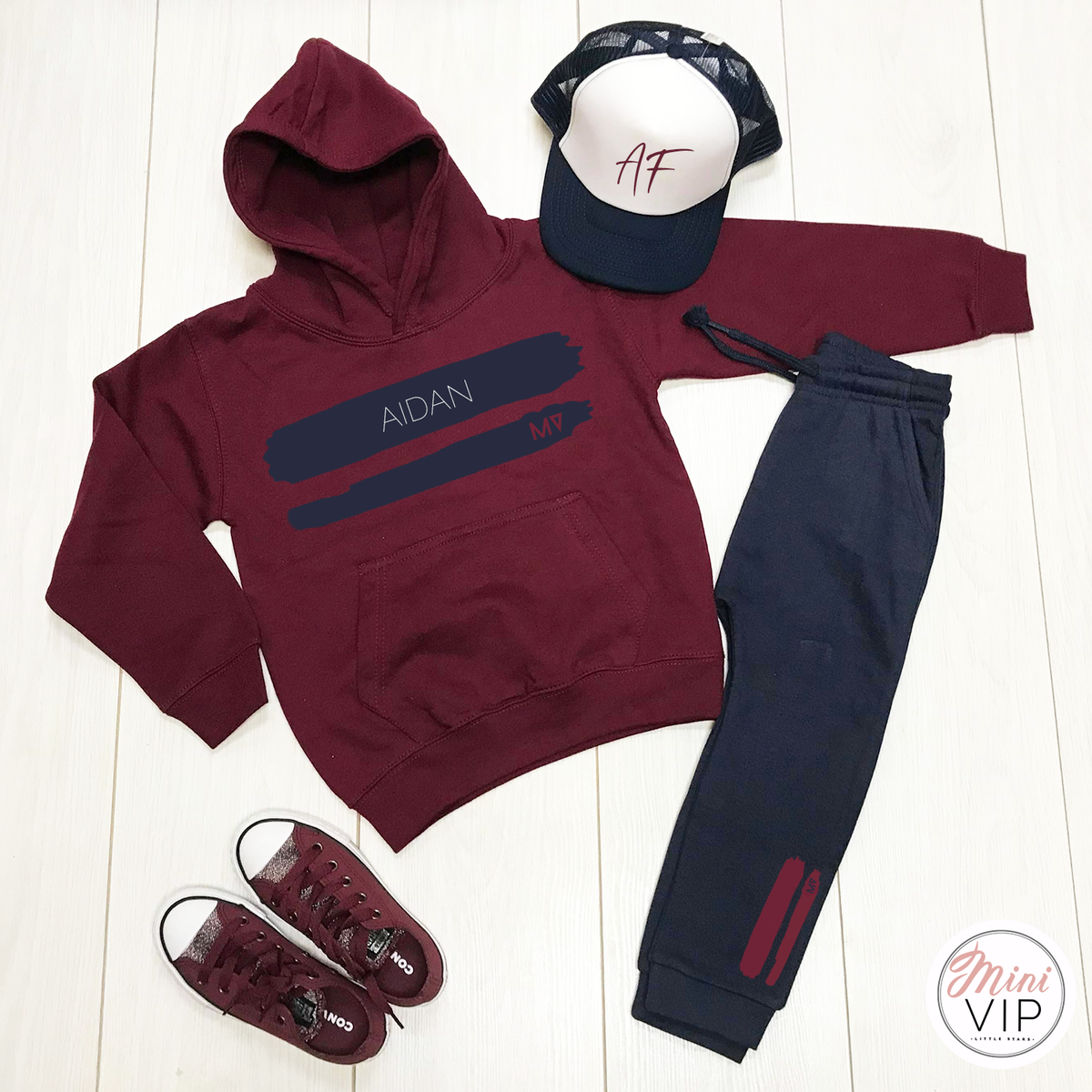MV originals Paint joggers &amp; hoodie/t-shirt set - Personalised