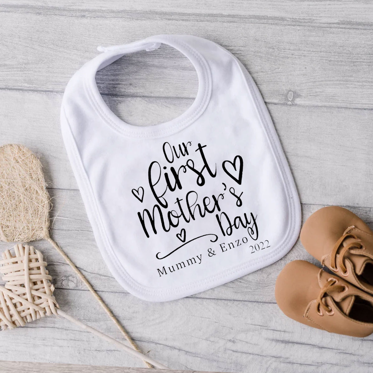Our First Mother&#39;s Day - Personalised Baby Vest