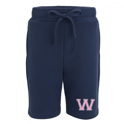 MiniVIP© Personalised Varisty Letters Navy Shorts