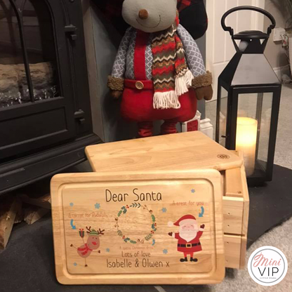 Personalised Santa Board - Christmas Eve