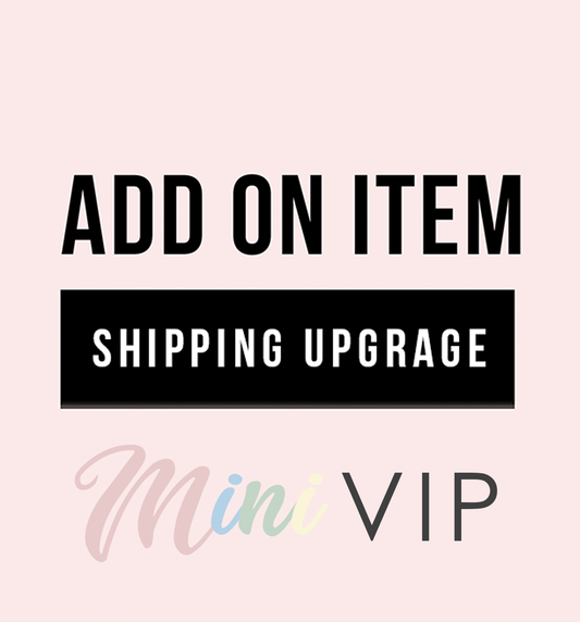 Shipping Upgrade - add on item
