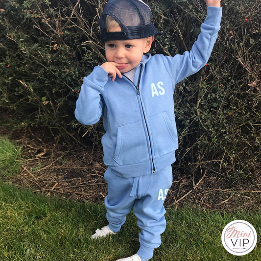 Blue Hues Spring/Summer Tracksuit Set