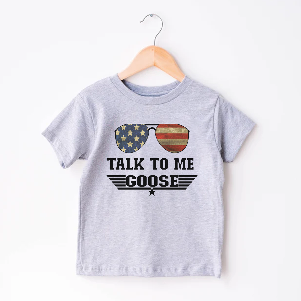 Talk To Me Goose - Grey T-Shirt