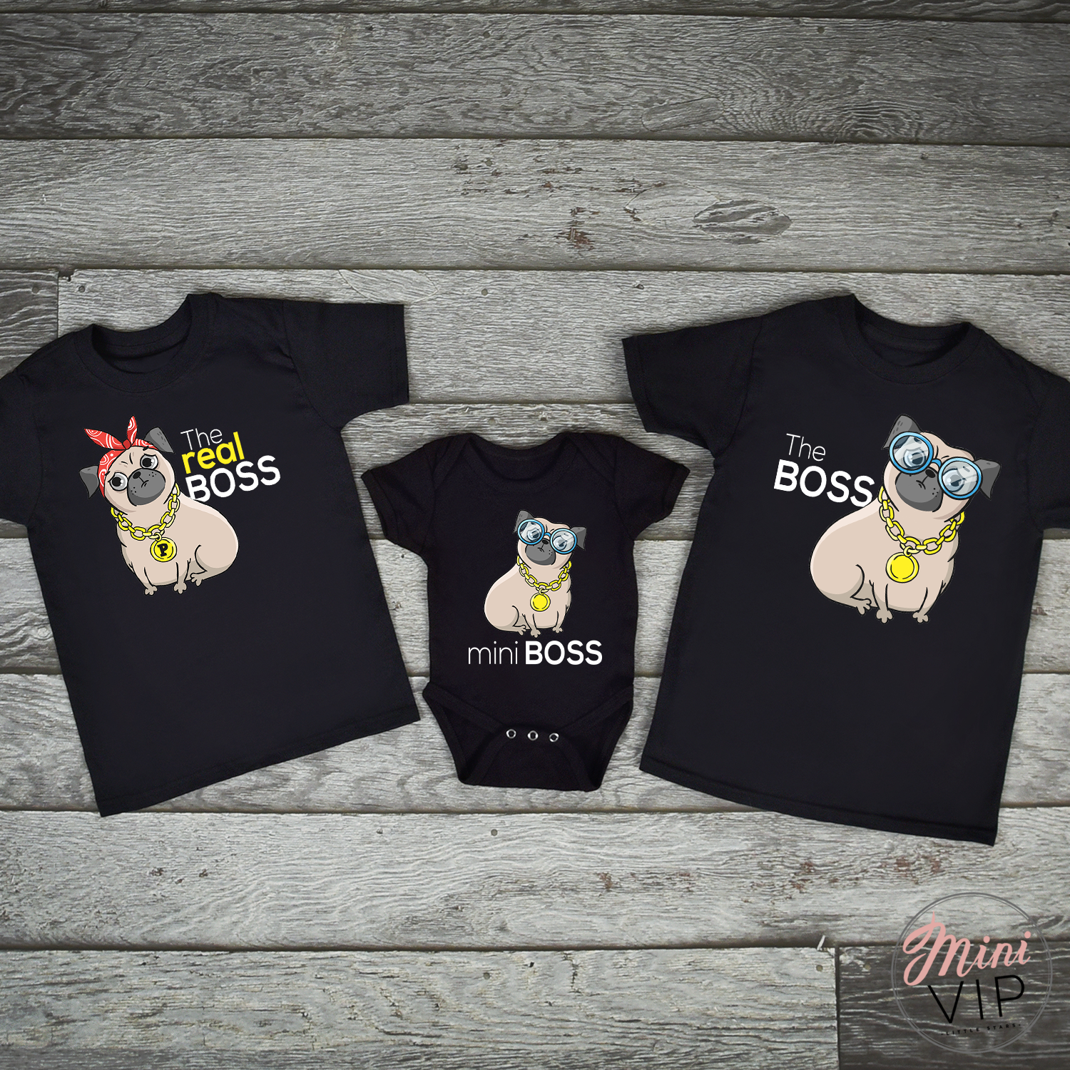 boss and mini boss shirts