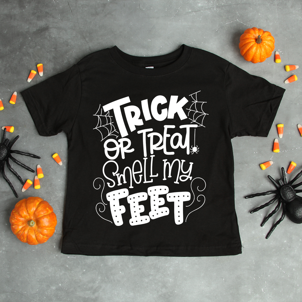 Trick or Treat Smell my Feet - Black T-Shirt
