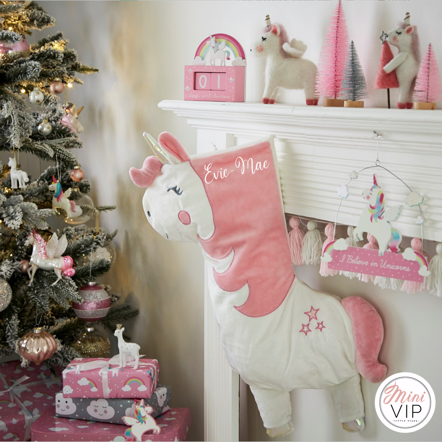 Unicorn Personalised Stocking