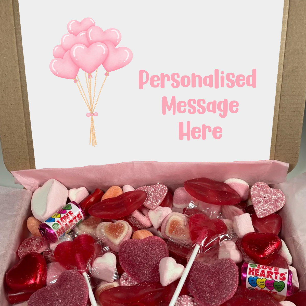 Personalised Valentine&#39;s Day - Sweet Letter Box Gift