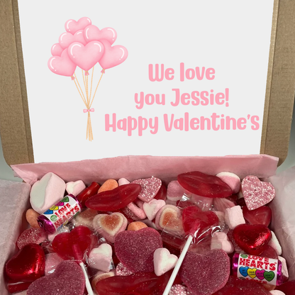 Personalised Valentine's Day - Sweet Letter Box Gift