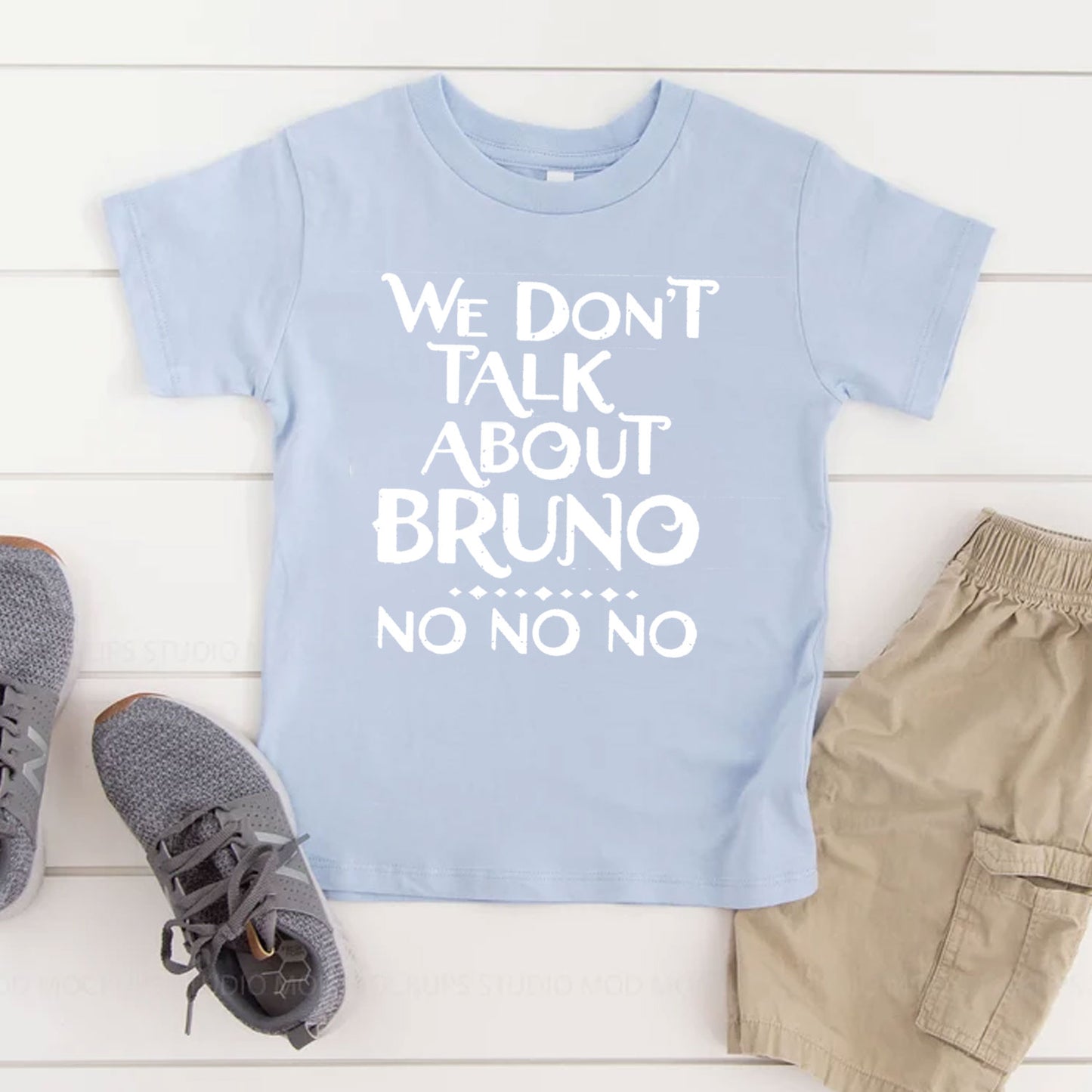 We Don't Talk About Bruno - No No No Blue T-Shirt