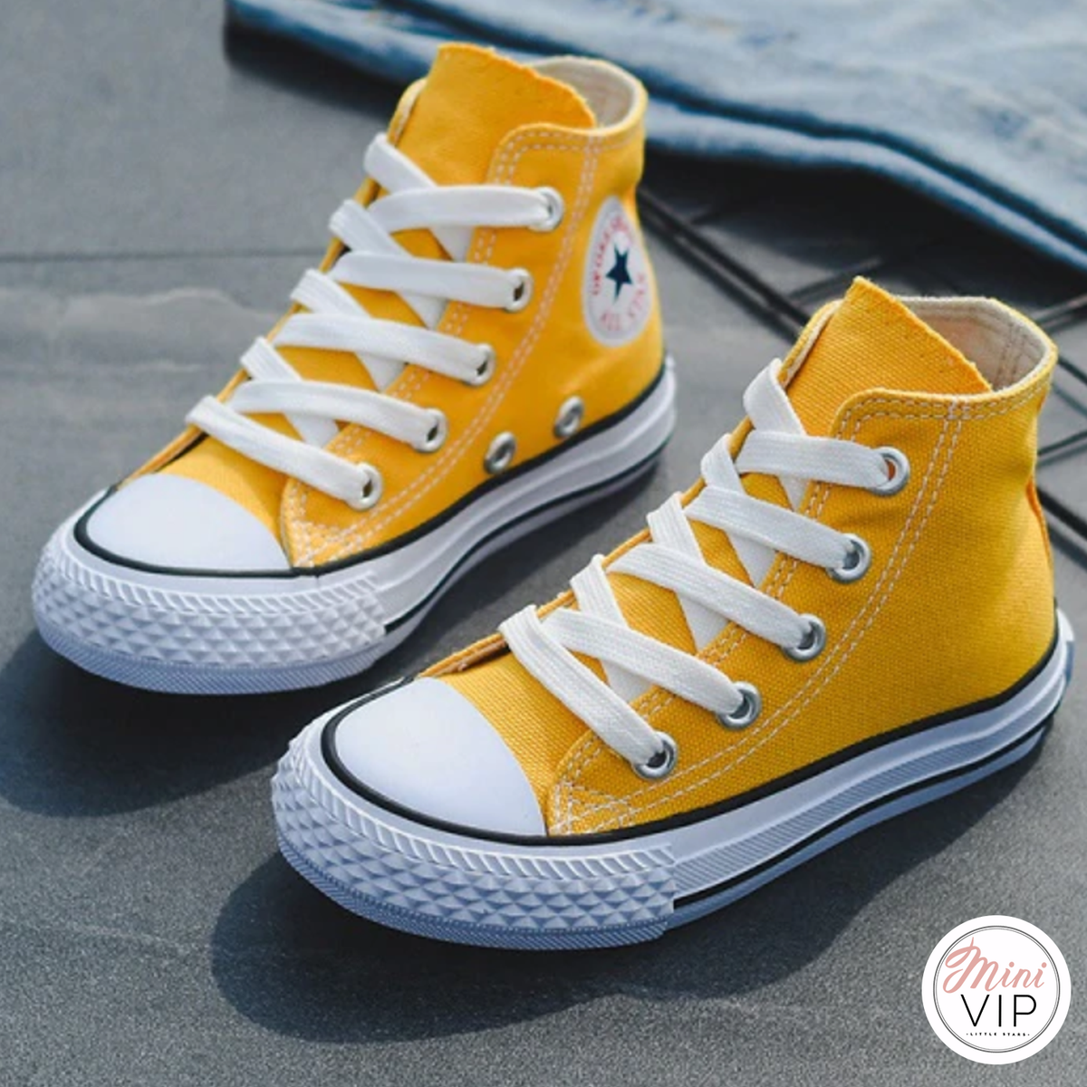 Baseball Hi-Top Canvas Trainers - blank